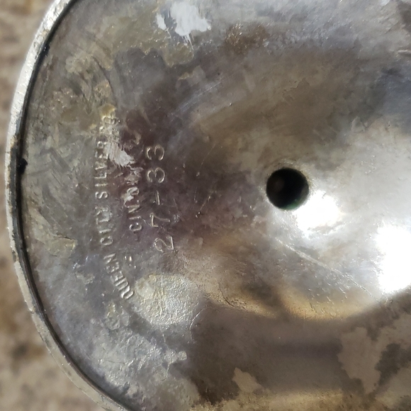 2x Vintage Queen City Silver Co. Silver Plated Candle Holder - Picture 6 of 8